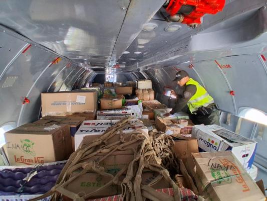 abores de inspección y verificación de carga y encomiendas al interior de una aeronave como parte de los controles operativos