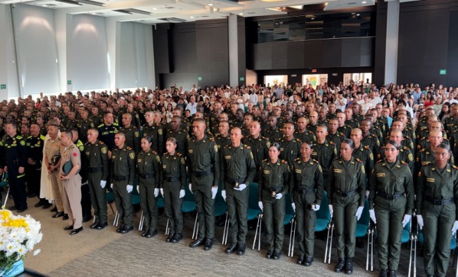 69 nuevos Auxiliares de Polic&iacute;a fortalecen la seguridad en Antioquia
