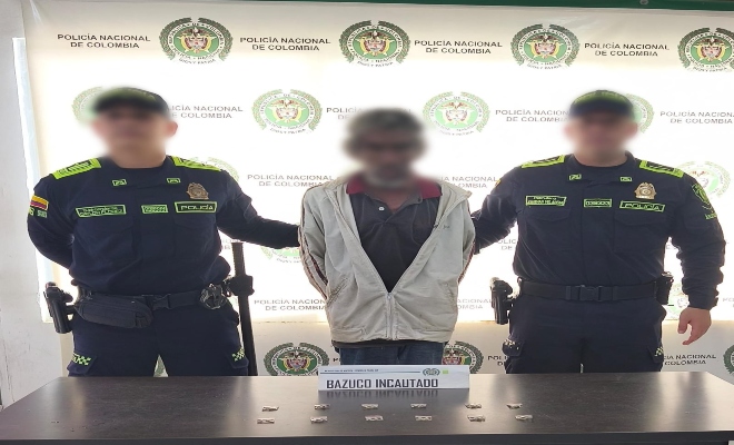 Policía Nacional capturó a una persona por tráfico de estupefacientes en Montería