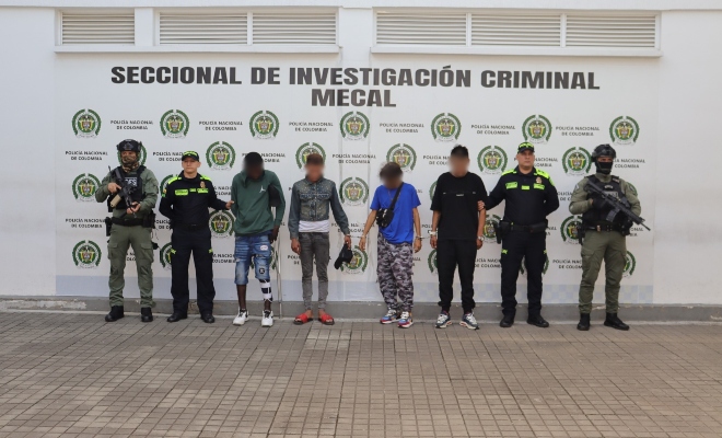 Los Yakuza capturados por microtráfico en Cali