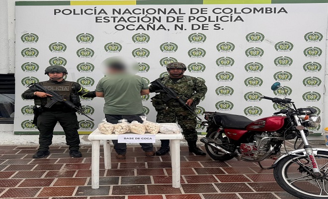 A través de la Seccional de Tránsito y Transporte logró la captura en flagrancia de una persona, por el delito de tráfico, fabricación o porte de estupefacientes.  A través de la Seccional de Tránsito y Transporte logró la captura en flagrancia de una persona, por el delito de tráfico, fabricación o porte de estupefacientes.