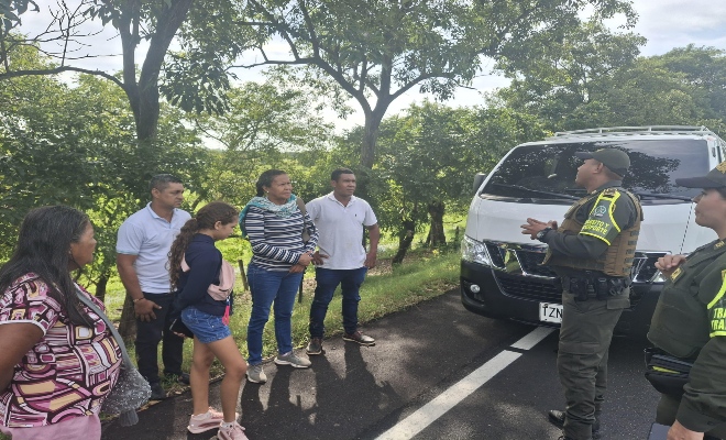 Mantener distancia prudente entre vehículos 