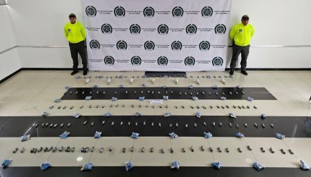 Incautación Pólvora Negra Seccional de Investigación Criminal e Interpol en Pasto