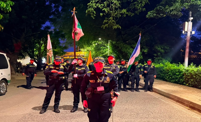 419 uniformados harán parte del componente institucional que acompañará la conmemoración de los 216 años del Grito de Independencia de Colombia sobre la Avenida Primera.