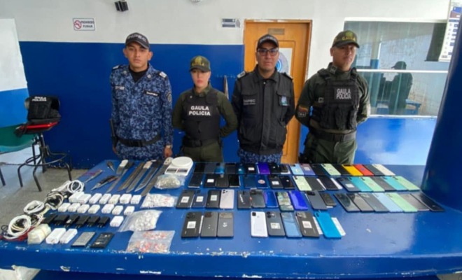 operativo Gaula cárcel El Barne operativo Gaula cárcel El Barne