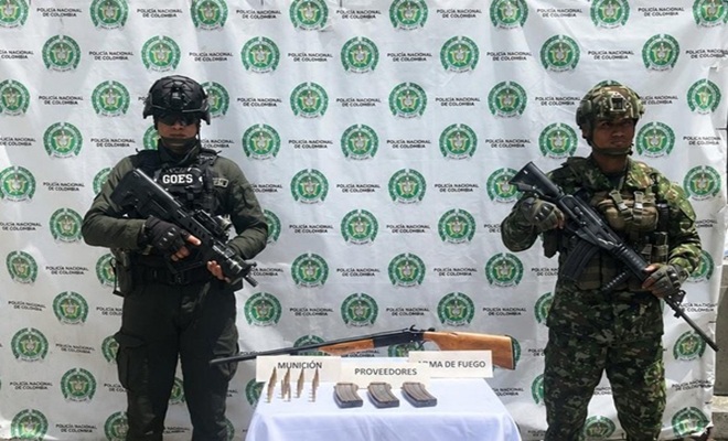 Uniformados hallaron arma de fuego, proveedores y munici&oacute;n durante operativo en Quibd&oacute;