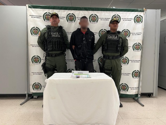 Primer capturado por el delito de extorsión en el año Primer capturado por el delito de extorsión en el año