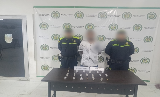 Capturado un hombre señalado de portar estupefacientes para presunta venta en Montería