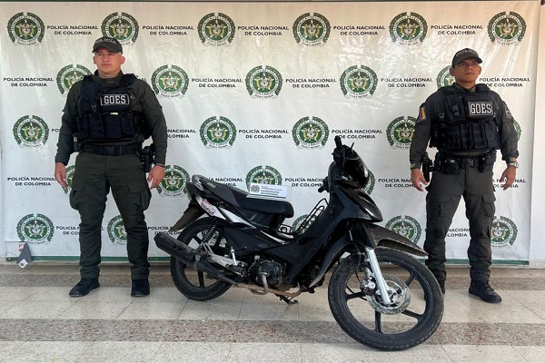 Acción de la Policía Nacional permitió devolver el vehículo a su propietario Recuperada motocicleta hurtada en el barrio Los Colores de Neiva.