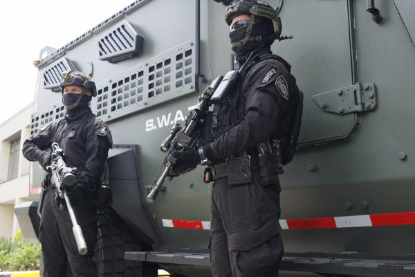 Seguridad COP16 Comando SWAT Policía Colombia