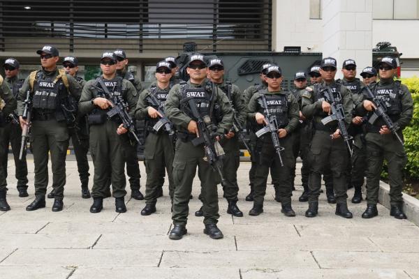 Seguridad COP16 Comando SWAT Policía Colombia