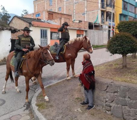 seguridad en  Buesaquillo, San Fernando y La  Laguna 