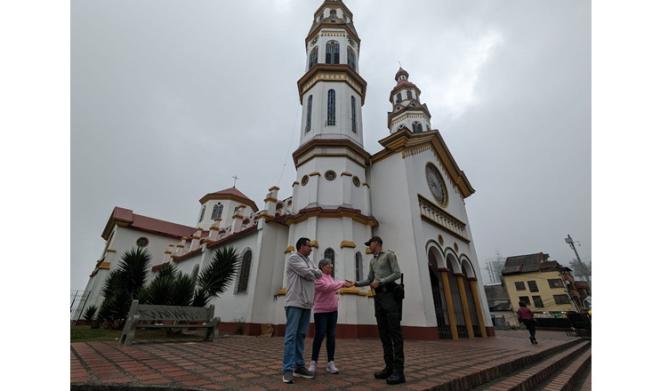 Planes de seguridad para la Semana santa  Semana santa segura por la Policía metropolitana de Manizales