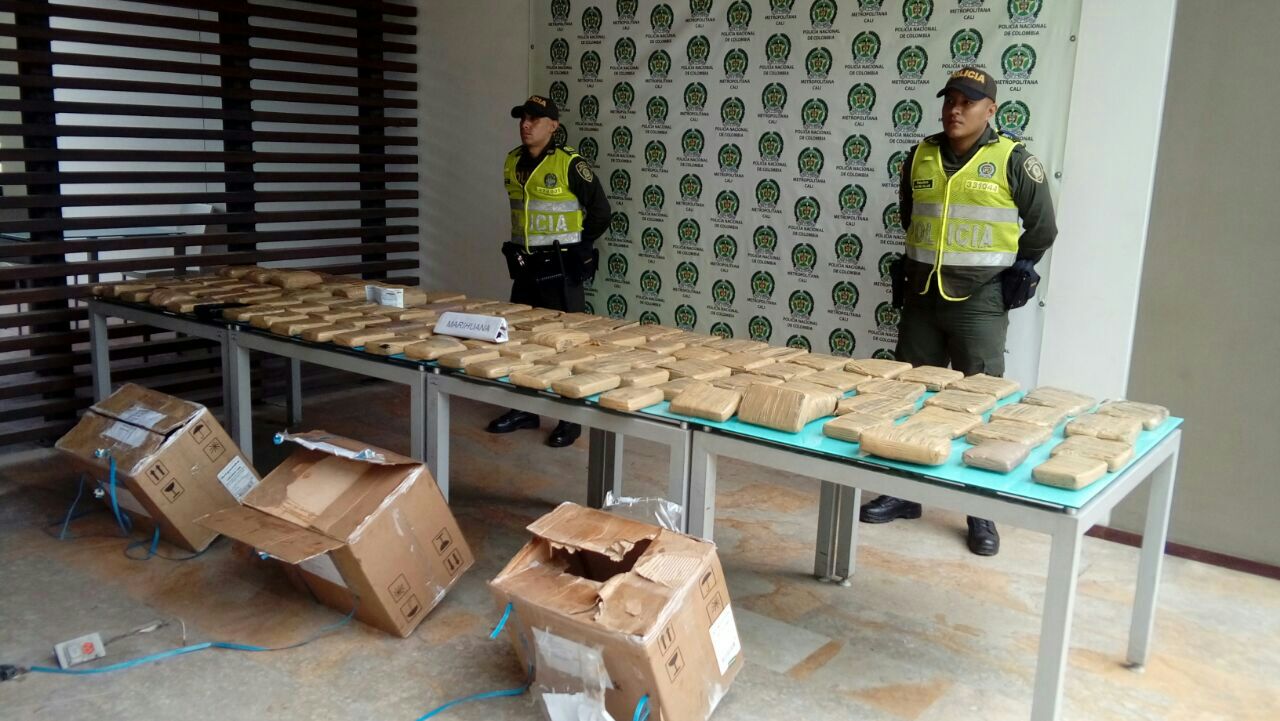 Policía evita comercialización de 61.000 gramos de marihuana Envío de marihuana con destino a Barranquilla fue evitado por Policía