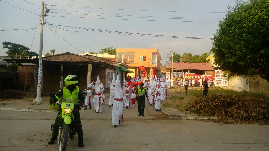 Acompañamiento de Seguridad en las procesiones de Semana Santa acompañamiento-seguridad procesion-MNVCC-cuadrante-semana santa-yo protejo la vida-magdalena