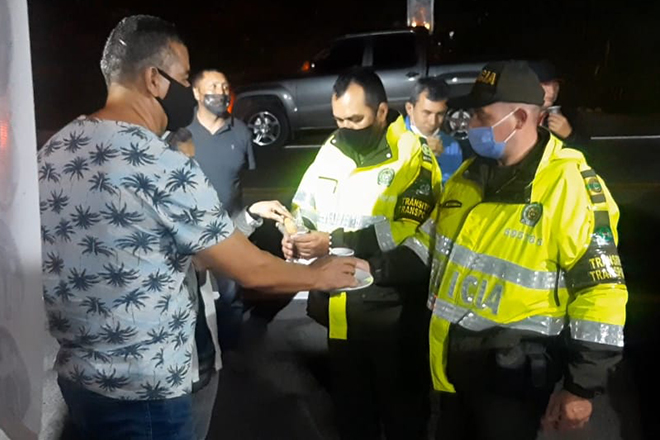 Policía de tránsito en Manizales realiza campaña de prevención para disminuir la accidentalidad vial