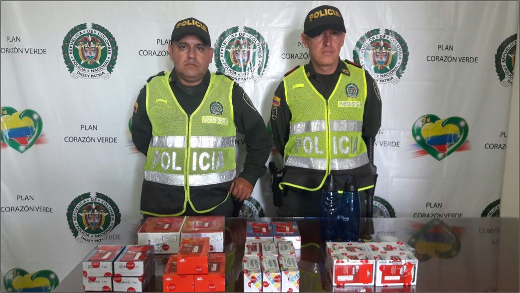 113 terminales móviles ilegales fueron incautados por la Policía Nacional