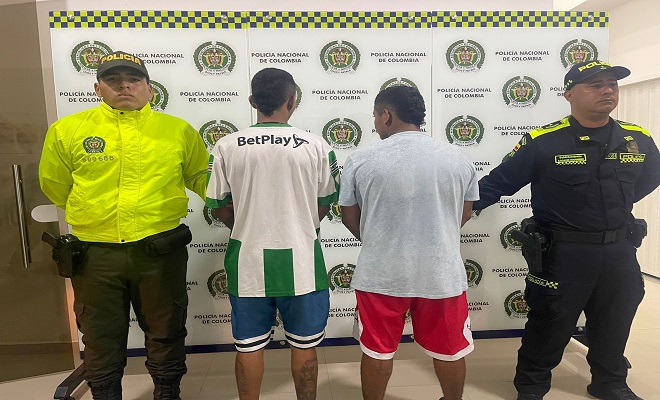 Capturados alias “Ronald” y “Edwin” por homicidio y porte ilegal en Barrancabermeja
