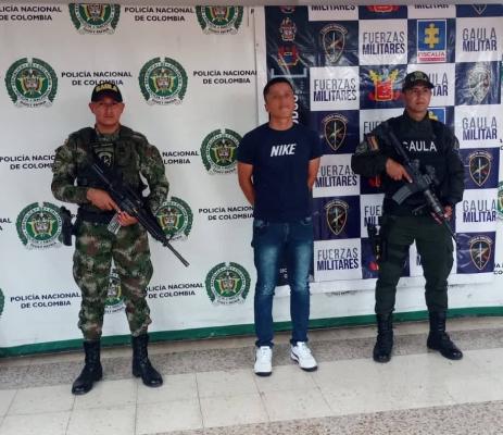 Por extorsión y concierto para delinquir fue capturado presunto integrante de la Segunda Marquetalia Capturado por extorsión y concierto para delinquir