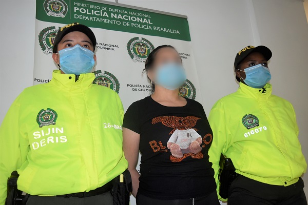 coautora de un triple homicidio ocurrido en Santuario en el año 2017 Capturada alias "Laura"