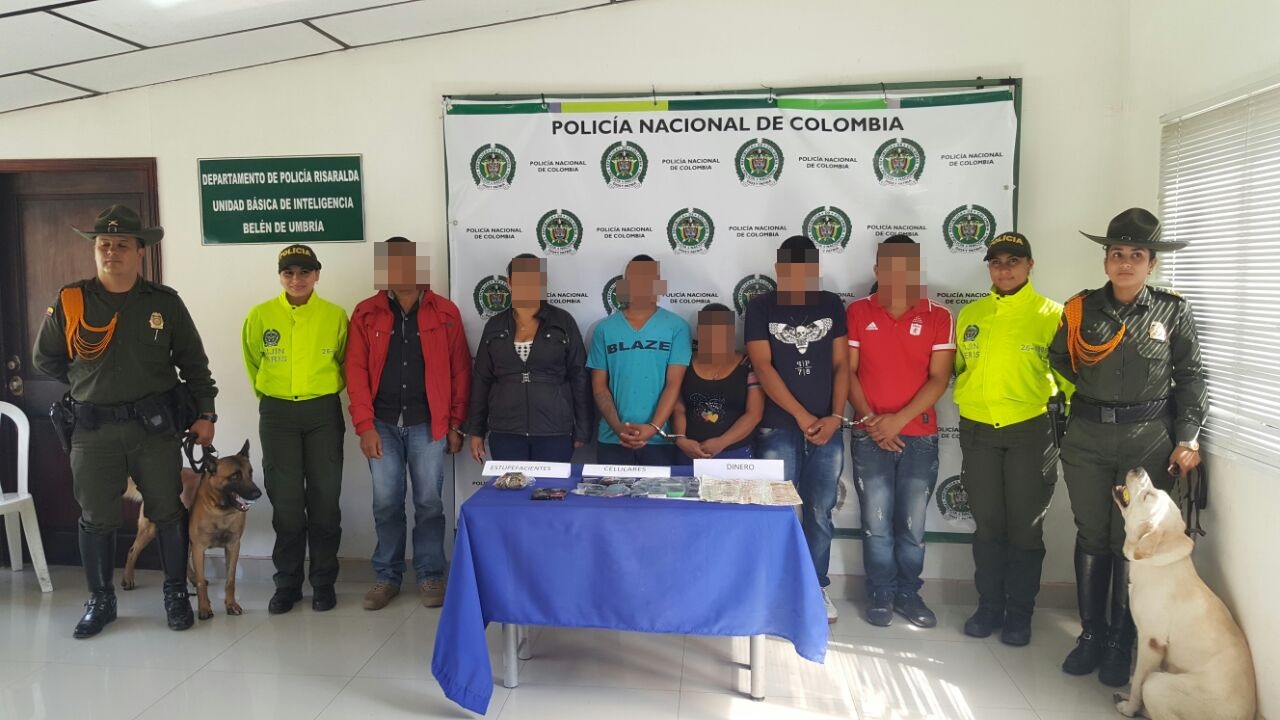 fueron judicializados por trafico de estupefacientes  capturados en allanamiento