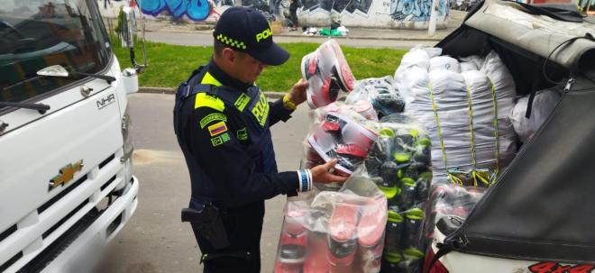 Se aprehendió mercancías por un valor aproximado de mil millones de pesos en la capital del país