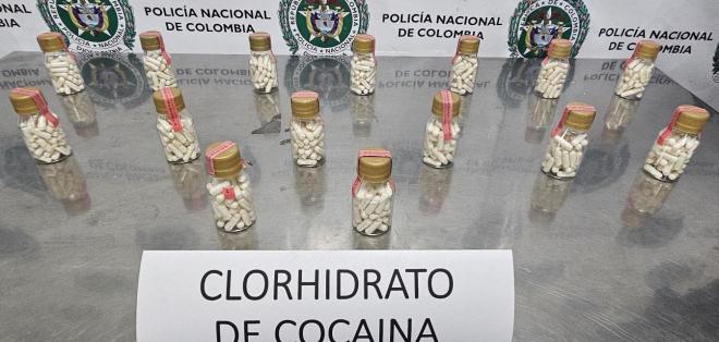 Gran cargamento de clorhidrato de cocaína fue detectado por ‘Chiki’, un astuto canino antinarcóticos de la Policía Nacional Gran cargamento de clorhidrato de cocaína fue detectado por ‘Chiki’, un astuto canino antinarcóticos de la Policía Nacional