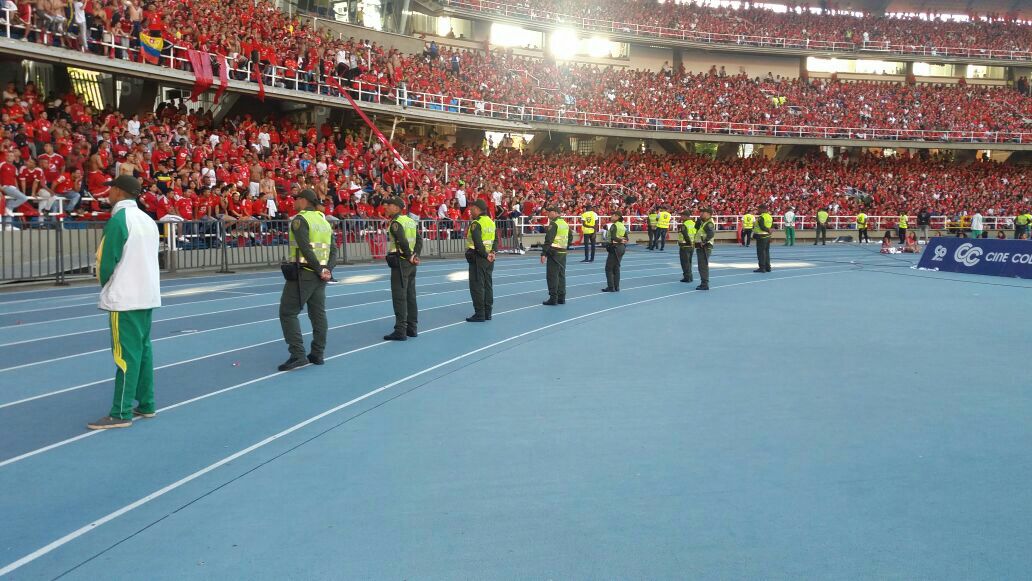 En Cali, se vive el fútbol en paz Dispositivo de seguridad para el partido América Vs. Millonarios