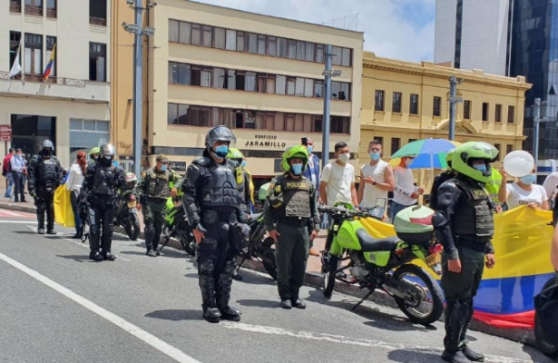 La Policía Metropolitana desplego todas sus capacidades institucionales durante las jornadas de protesta