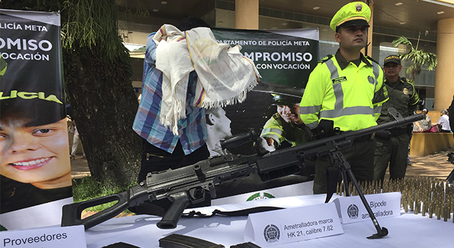 En ofensiva-de-la Policía Nacional-cae-poderoso material-de-guerra-del-crimen armados organizados