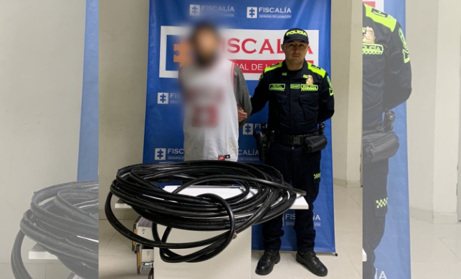 Capturado en flagrancia un hombre por el  delito de hurto Capturado en flagrancia un hombre por el  delito de hurto