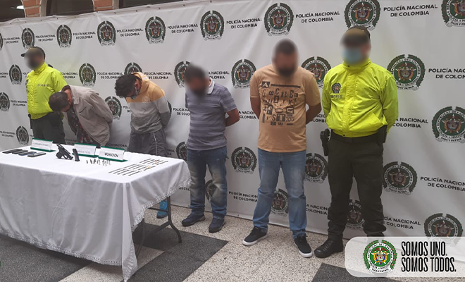 captura del grupo delicuencial miranda