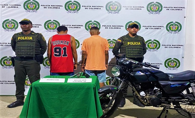 Capturados por porte ilegal Capturados por porte ilegal