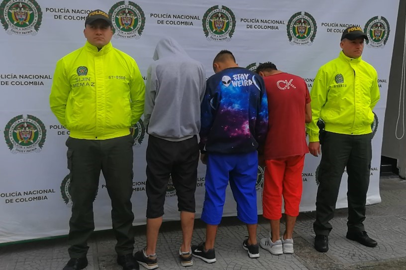 los hombres de 19, 21 y 22 años de edad, en audiencia de imputación aceptaron los cargos  Captura de los fresa