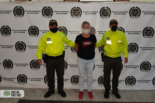 Capturada “la gallo” coordinadora de grupo delincuencial dedicado al hurto a comercio