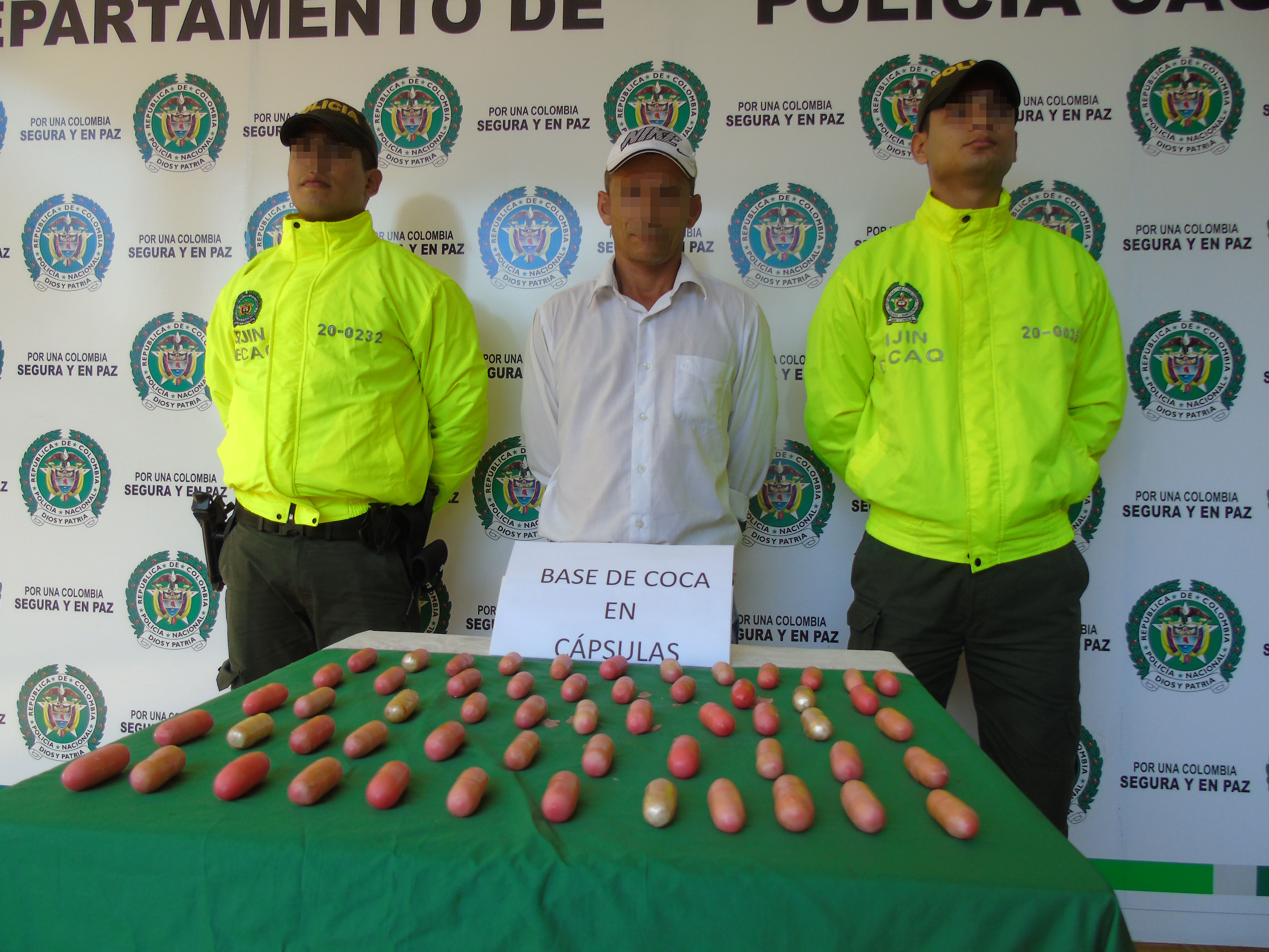 No le damos espacio al tráfico de alucinógenos en el Caquetá capturado-con-capsulas-de-base-de-coca