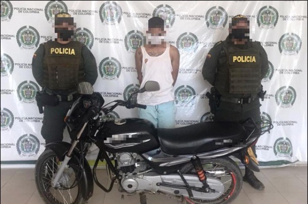 capturado en flagrancia por su presunta participación en un hurto