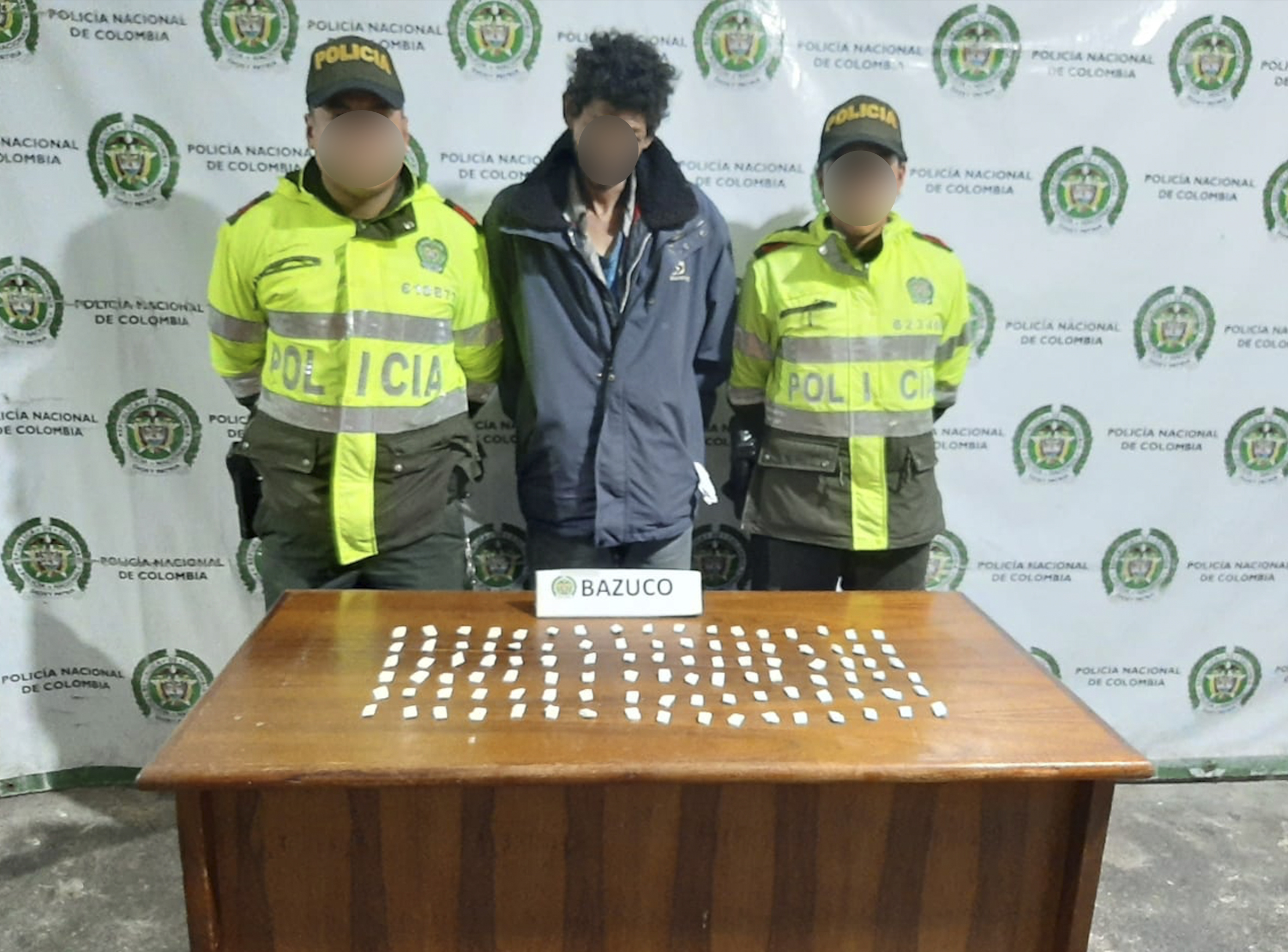 Capturamos habitante de calle con 100 dosis de bazuco