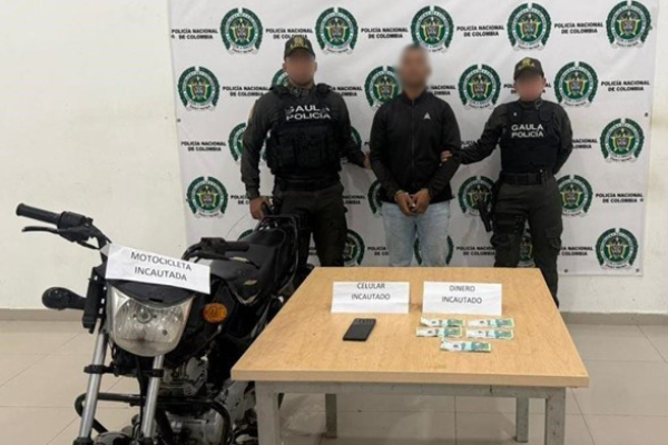 capturado extorsi&oacute;n