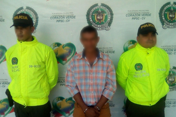 Capturado presunto extorsionista Capturado presunto extorsionista