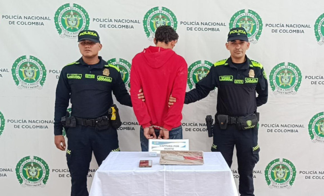 Capturado presunto ladrón y recuperado un celular robado en Floridablanca