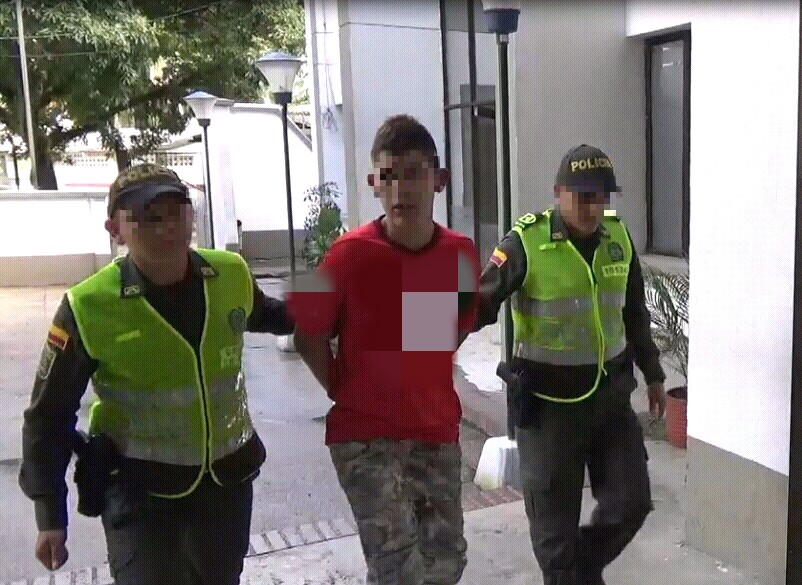 No le damos tregua a la delincuencia captura-hombre-hurto