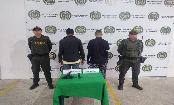 Capturados con arma de fuego Capturados con arma de fuego