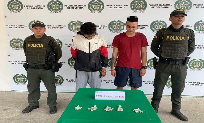 Capturados con estupefacientes  Capturados con estupefacientes