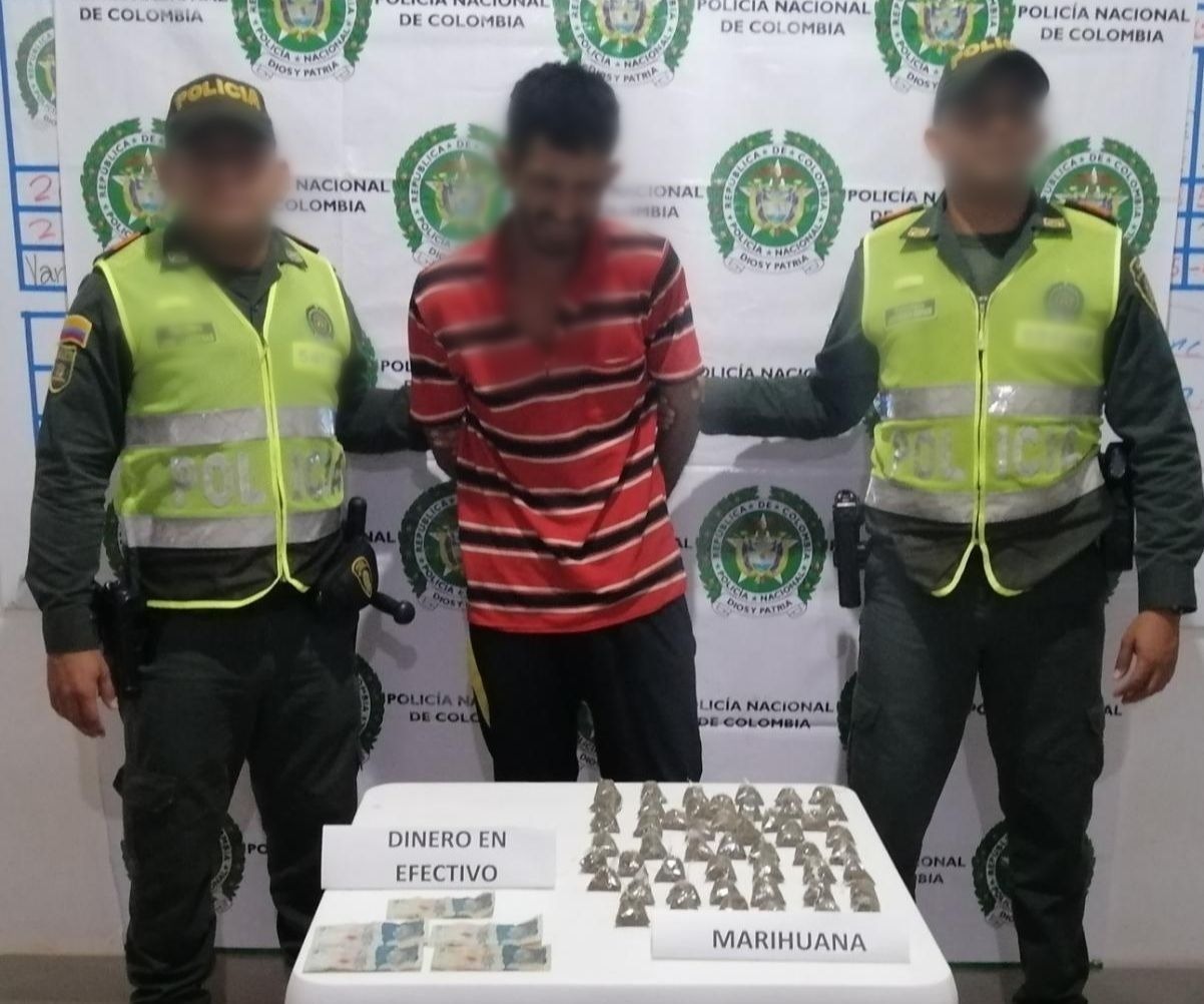 Capturado con 120 dosis de marihuana en Santa Ana capturado por estupefaciente-ofensiva contra el delito-plan odin-santa ana-incautacion de marihuana