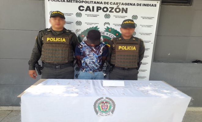 Capturado en el barrio el pozón por estupefacientes  Capturado en el barrio el pozón por estupefacientes