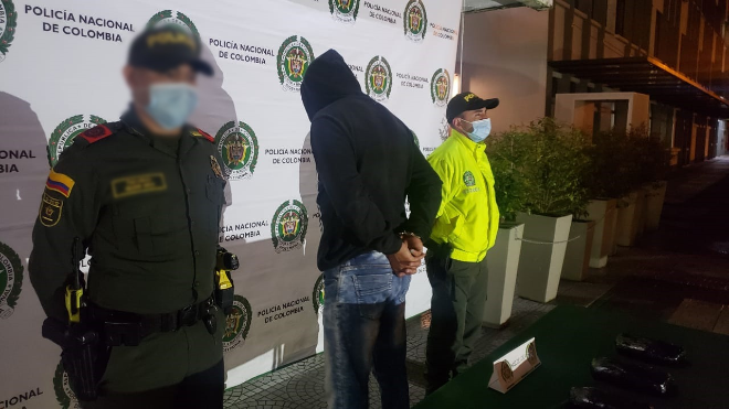Salamineño fue sorprendido con 150 libras de marihuana y cuatro libras de cocaína