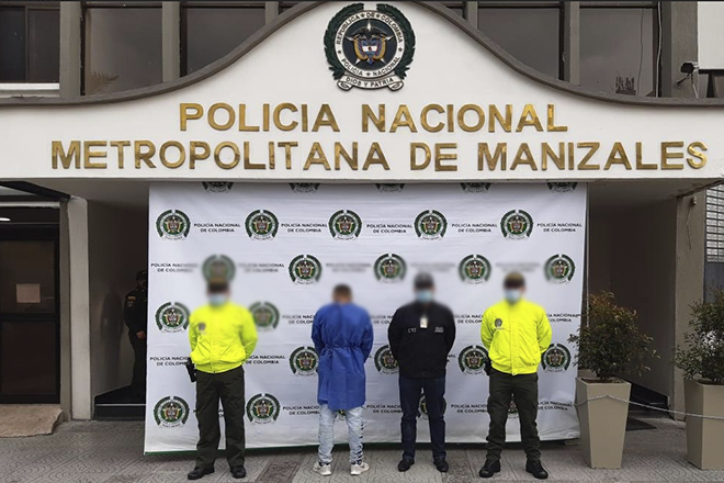 En menos de ocho días se logró esclarecer el hecho delictivo Mediante orden judicial capturamos un hombre por el delito de homicidio en Manizales