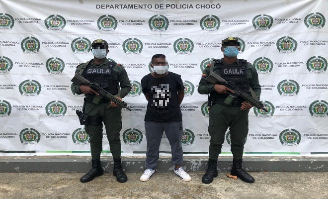 Capturado presunto jefe de sicarios del grupo armado organizado “clan del golfo” en Quibdó. Capturado-presunto-jefe-de-sicarios-del-grupo-armado-organizado-“clan-del-golfo”-en-Quibdó.