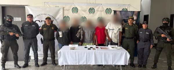 capturados integrantes del Grupo delincuencial La C capturados integrantes del Grupo delincuencial La C